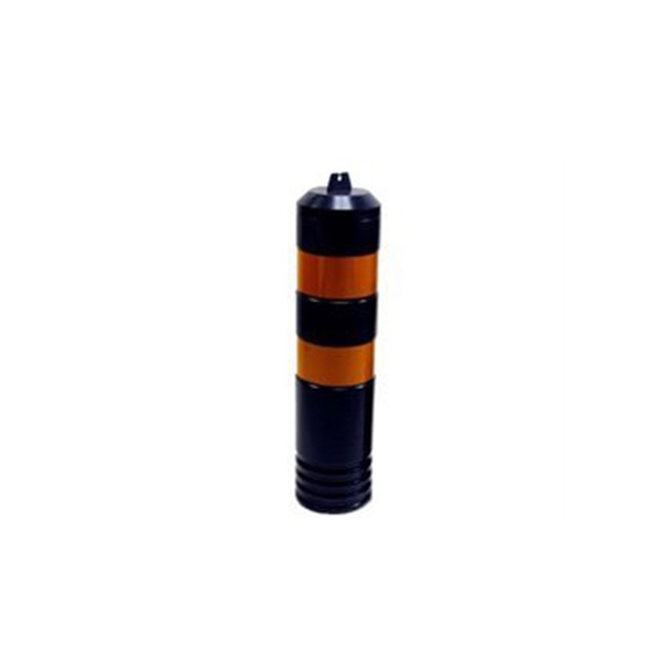Balizador para Estrada Preto com Tela Reflectora Amarela